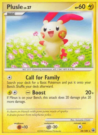 Plusle 28/100