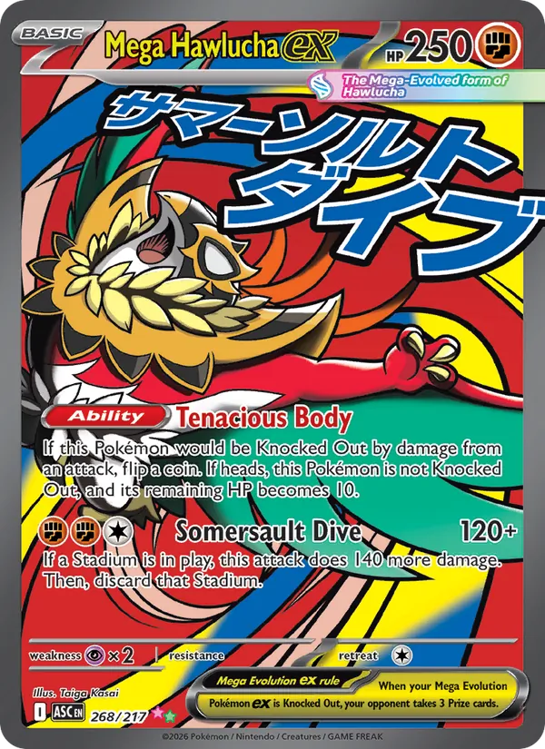 Mega Hawlucha ex 268/217