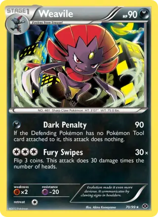 Weavile 70/099