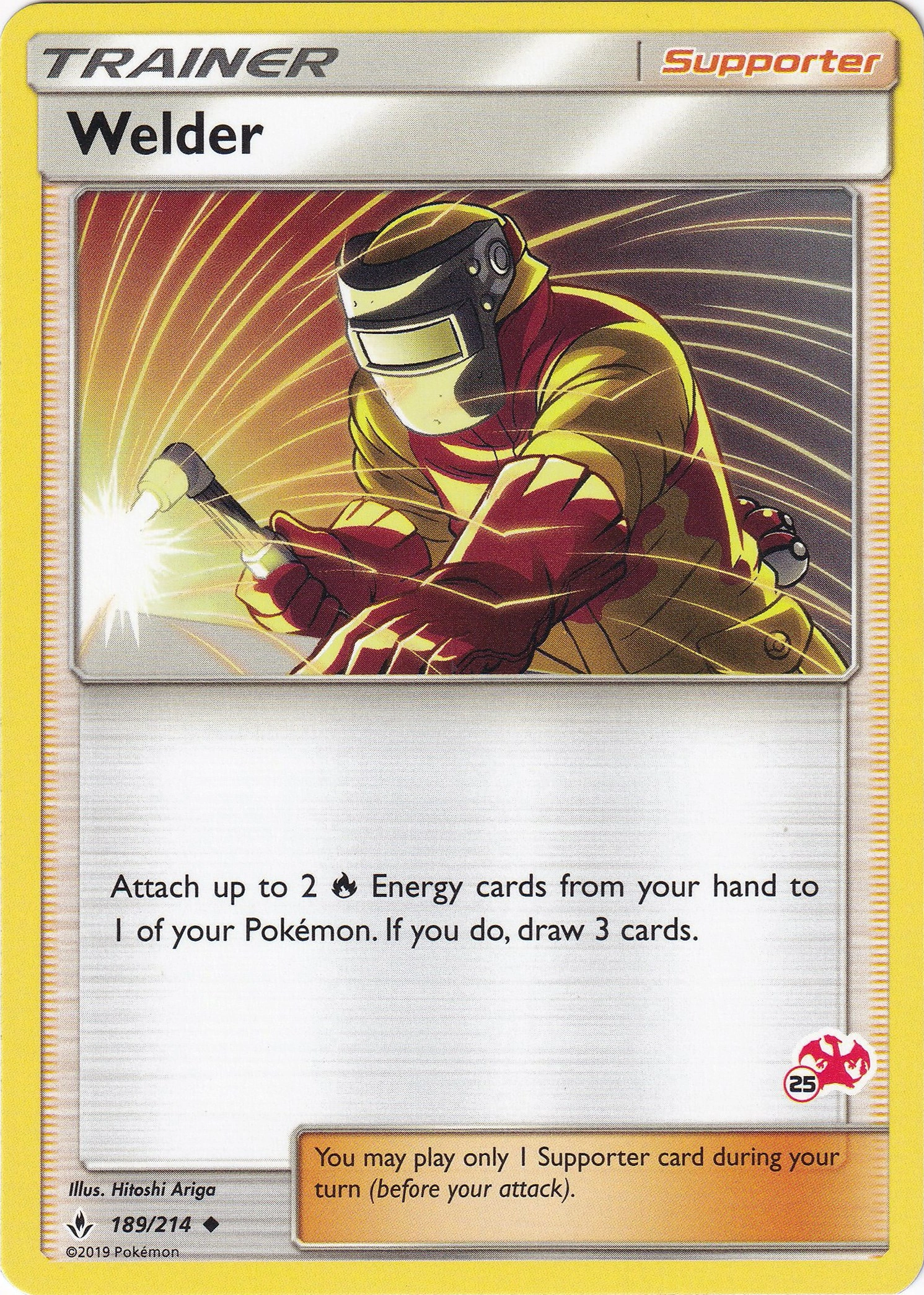 Welder 189/214 (Charizard stamp 25)