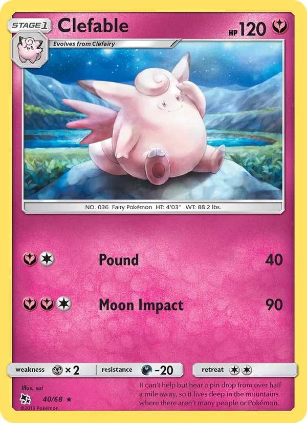 Clefable 40/068