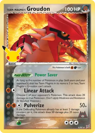 Team Magma's Groudon CC011/025