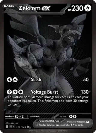 Zekrom ex 172/086