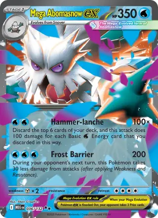 Mega Abomasnow ex 036/132