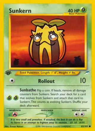 Sunkern 83/105