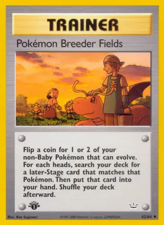 Pokémon Breeder Fields 62/064