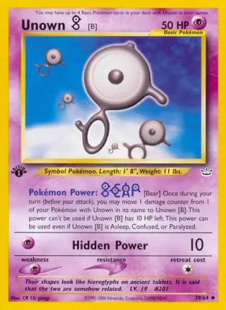Unown [B] 39/064