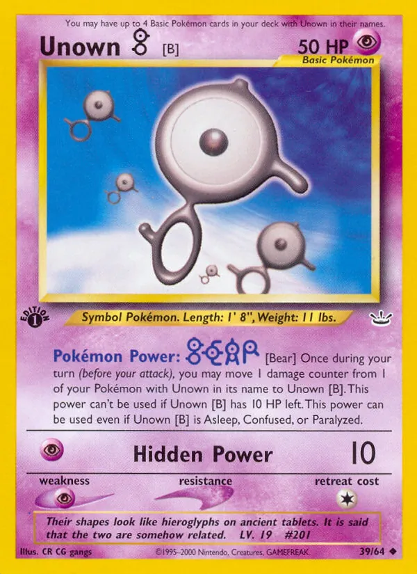 Unown [B] 39/064