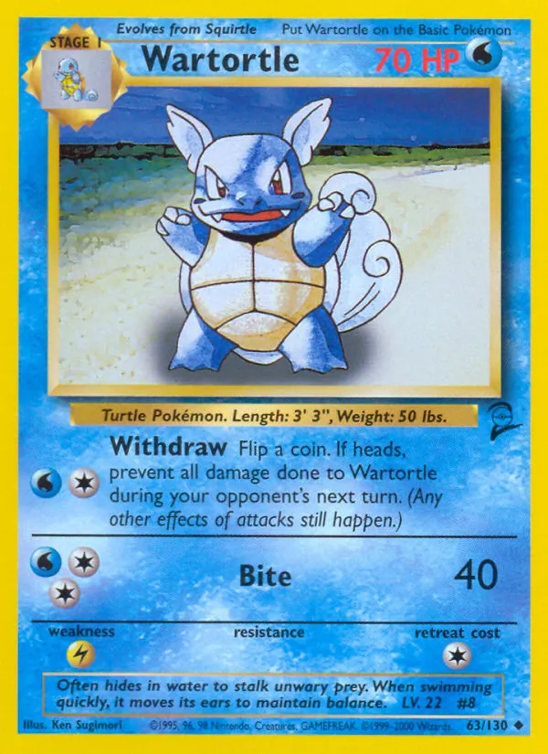 Wartortle 63/130