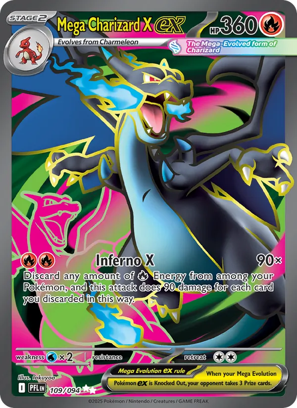 Mega Charizard X ex 109/094