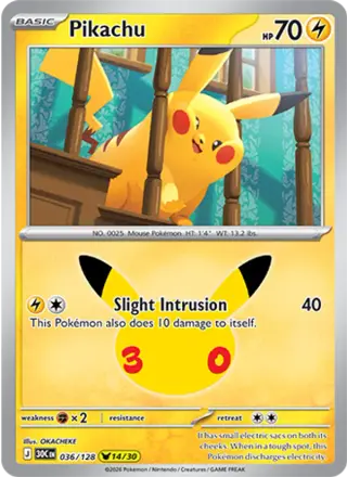 Pikachu 036/128