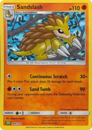 Sandslash 009/034