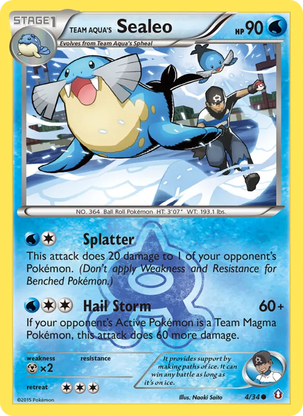 Team Aqua's Sealeo 4/034