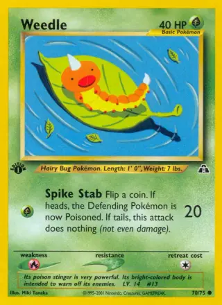 Weedle 70/075