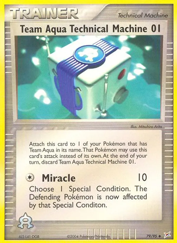Team Aqua Technical Machine 01 79/095