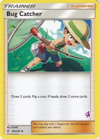 Bug Catcher 189/236 (Mewtwo stamped)