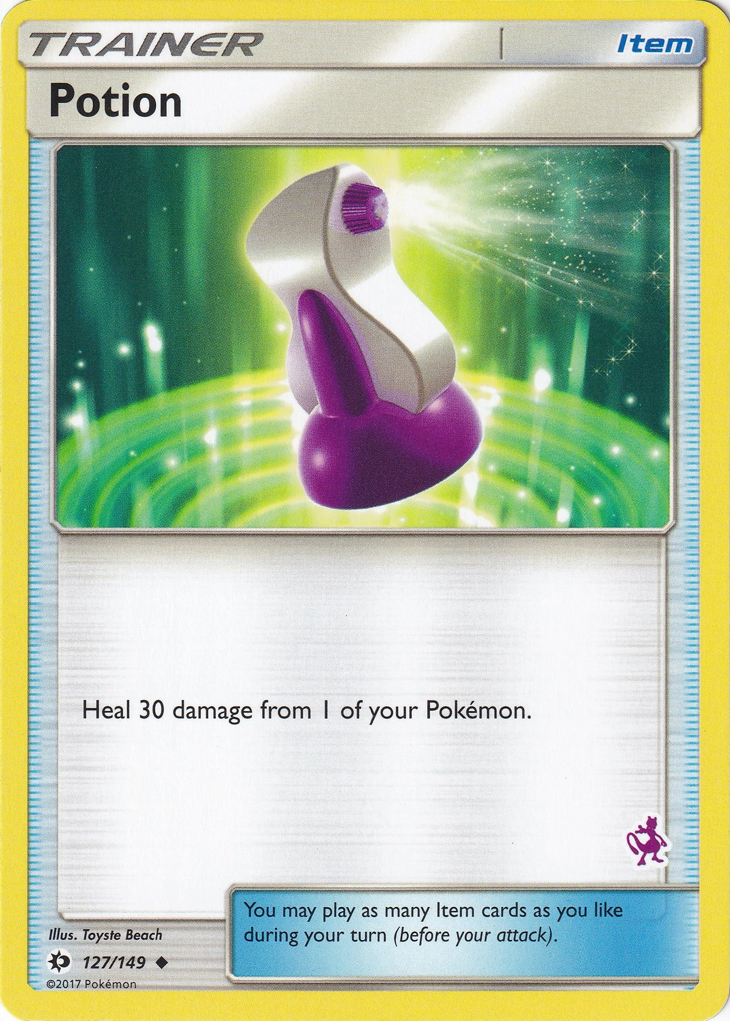 Potion 127/149 (Mewtwo stamped)