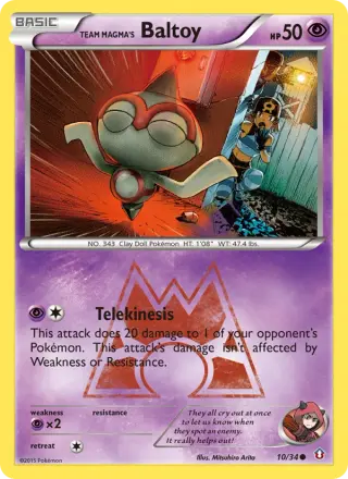 Team Magma's Baltoy 10/034