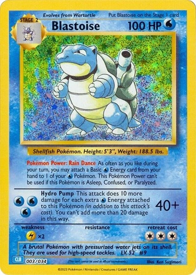 Blastoise 003/034