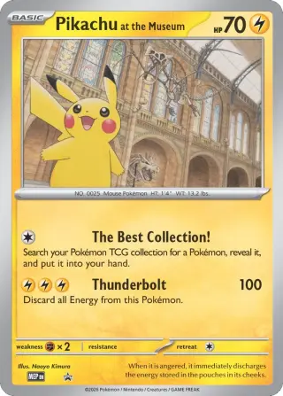 Pikachu at the Museum