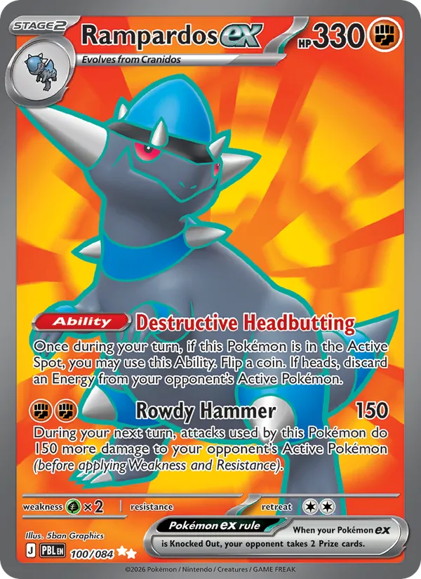 Rampardos ex 100/084