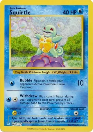 Squirtle 001/034