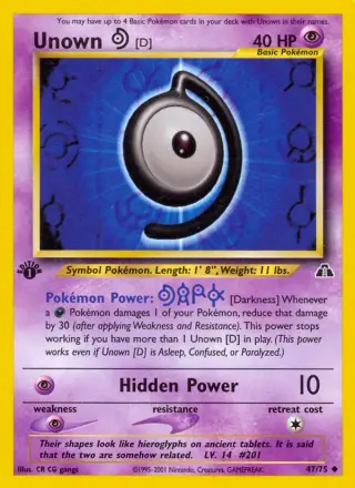 Unown [D] 47/075