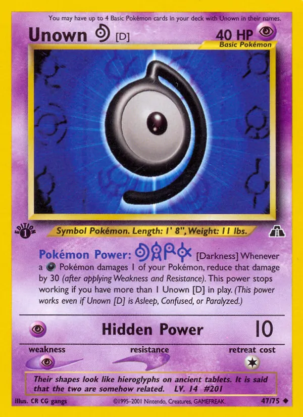 Unown [D] 47/075