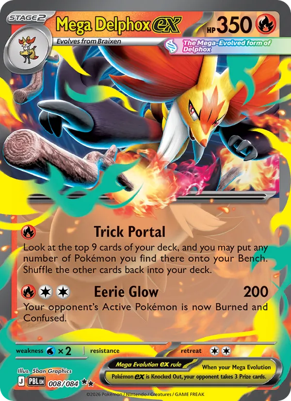 Mega Delphox ex 008/084