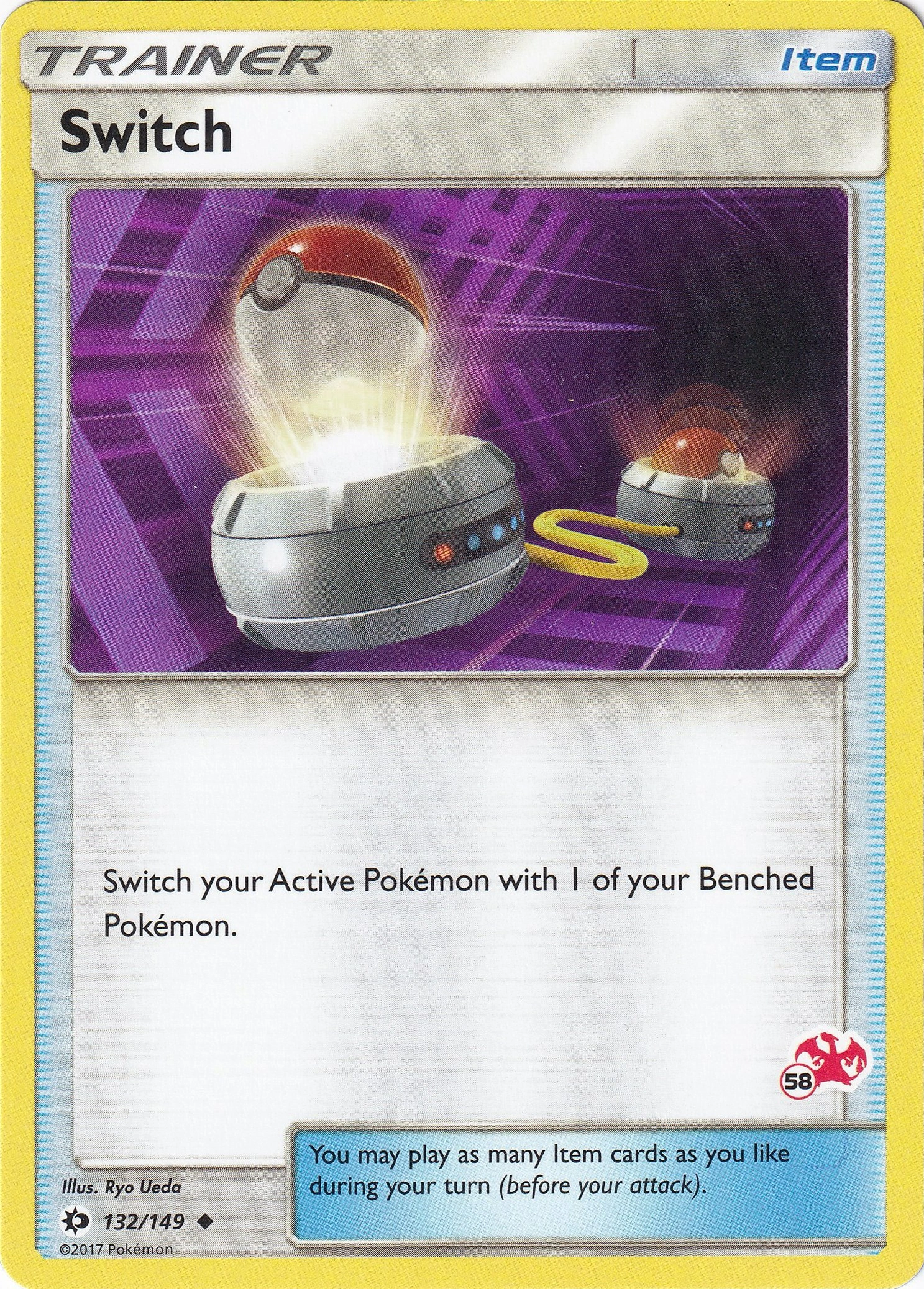 Switch 132/149 (Charizard stamp 58)