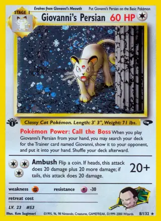 Giovanni's Persian 8/132
