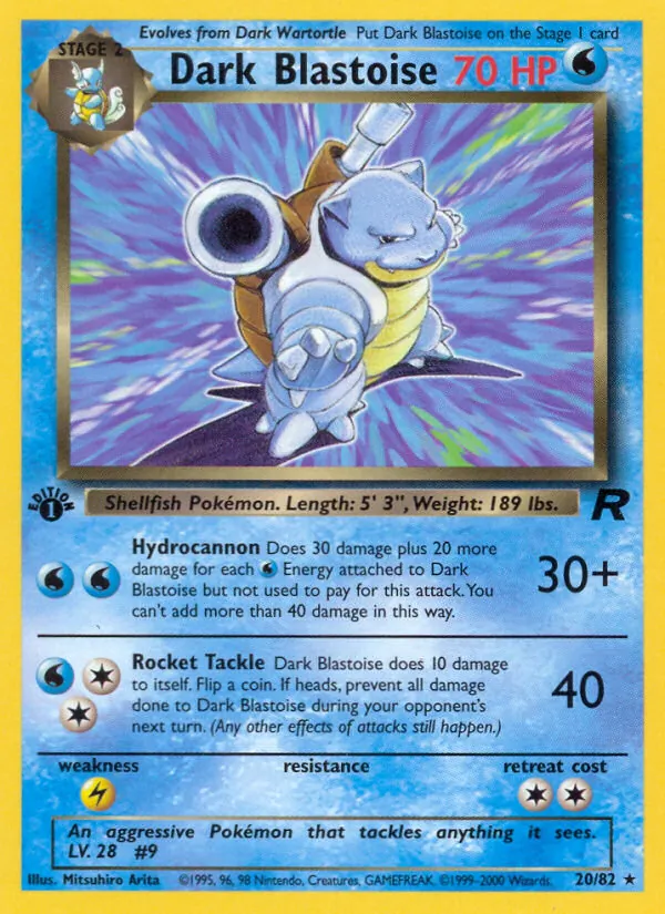 Dark Blastoise 20/082