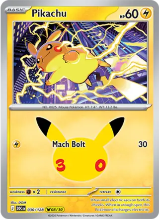 Pikachu 030/128