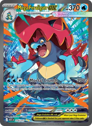 Mega Feraligatr ex 274/217