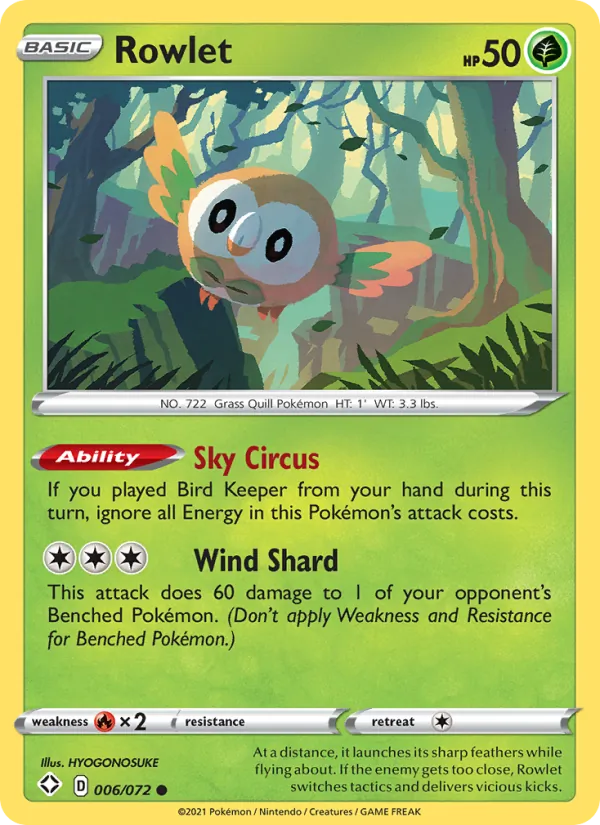 Rowlet 6/072