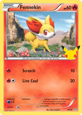 Fennekin 14/025