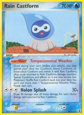 Rain Castform 26/113