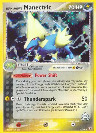 Team Aqua's Manectric 4/095