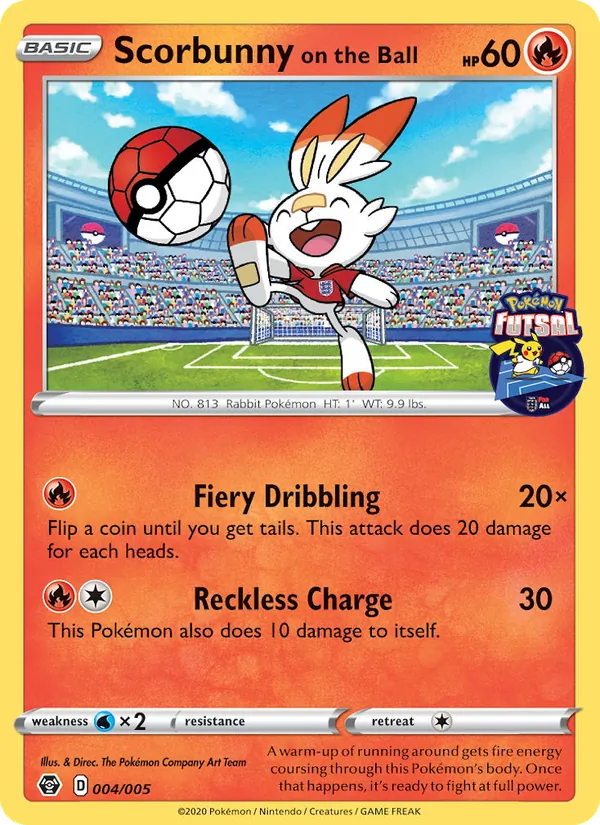 Scorbunny on the Ball 4/005