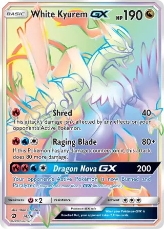 White Kyurem GX 74/070
