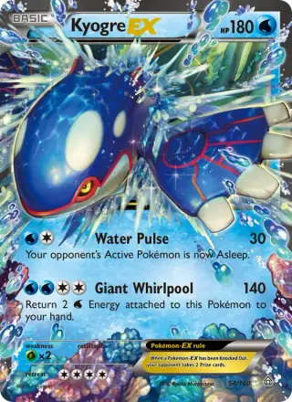 Kyogre EX 54/160
