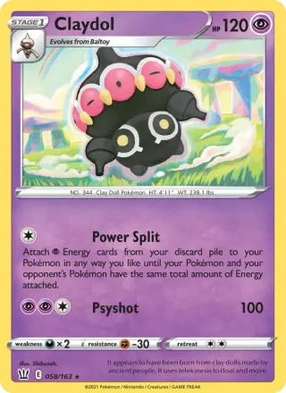 Claydol 58/163