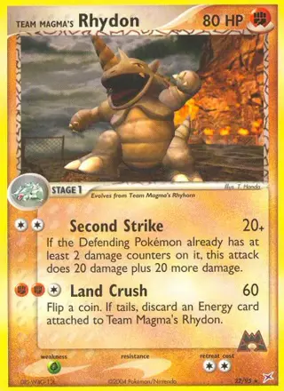 Team Magma's Rhydon 22/095