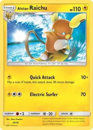 Alolan Raichu 30/030