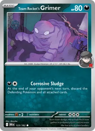 Team Rocket's Grimer 123/182