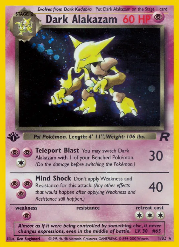 Dark Alakazam 1/082
