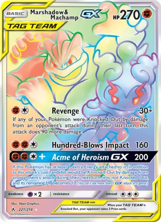 Marshadow & Machamp GX 221/214