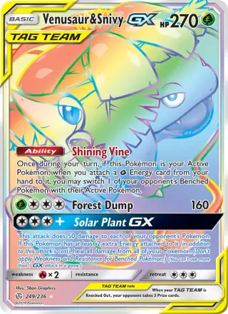Venusaur & Snivy GX 249/236