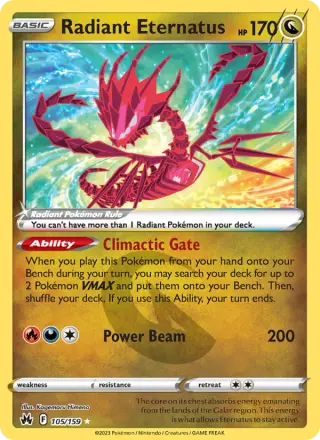 Radiant Eternatus 105/159