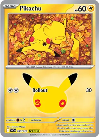 Pikachu 035/128